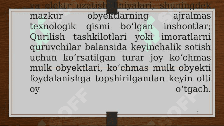 MOL-MULK SOLIG`I 7