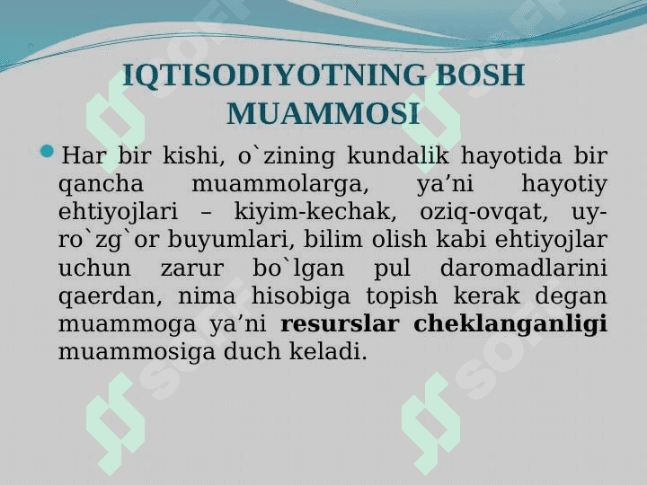 IQTISOD FANINING MAZMUNI, MAQSADI VA VAZIFALARI 3