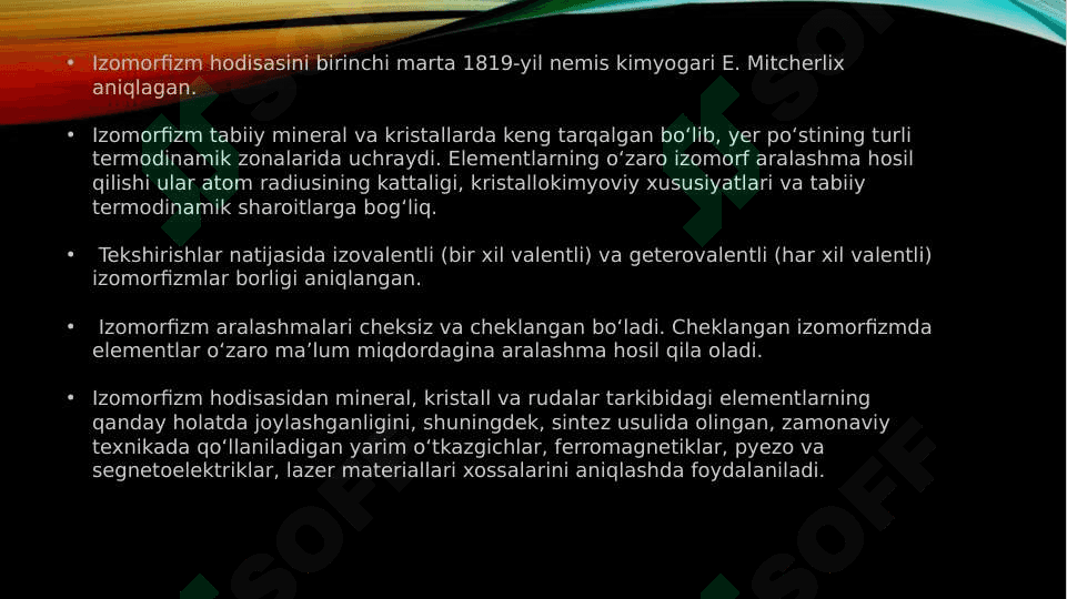 izomorfizm va Uning Turlari 3