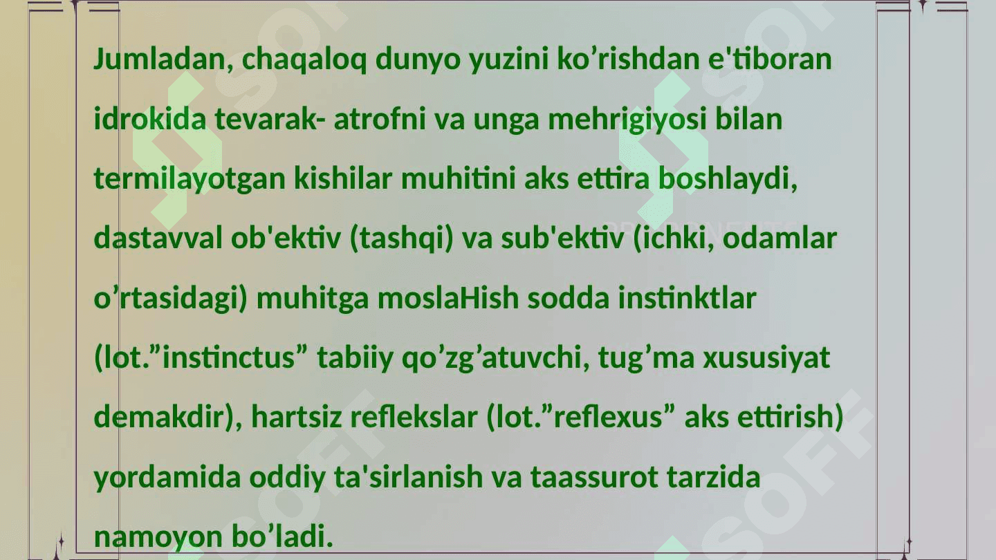 Evalutsion psixologiyaga kirish 6