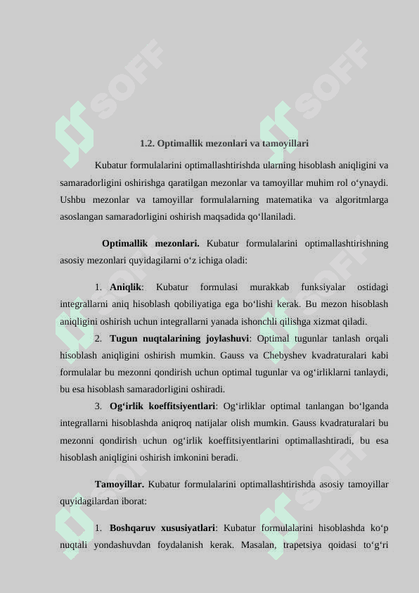 Optimal kubatur formulalar qurish 7
