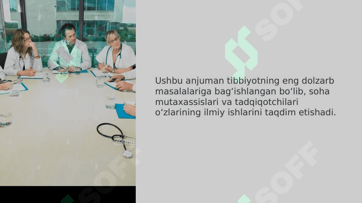 Tibbiyotning dolzarb masalalariga bag‘ishlangan ilmiy-amaliy anjuman materiallari bilan tanishish_1 3