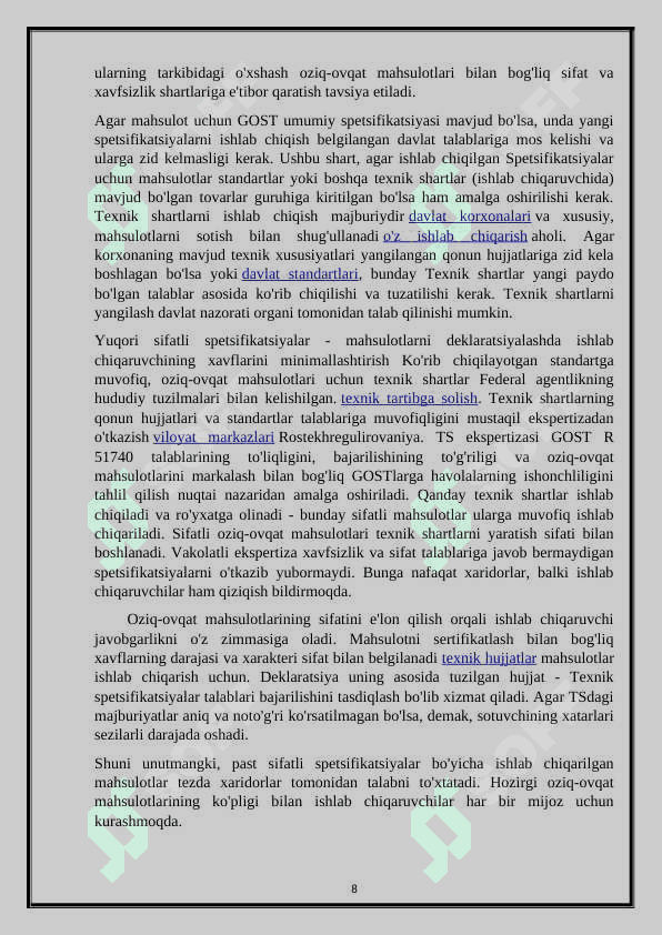 Kurs ishi 8