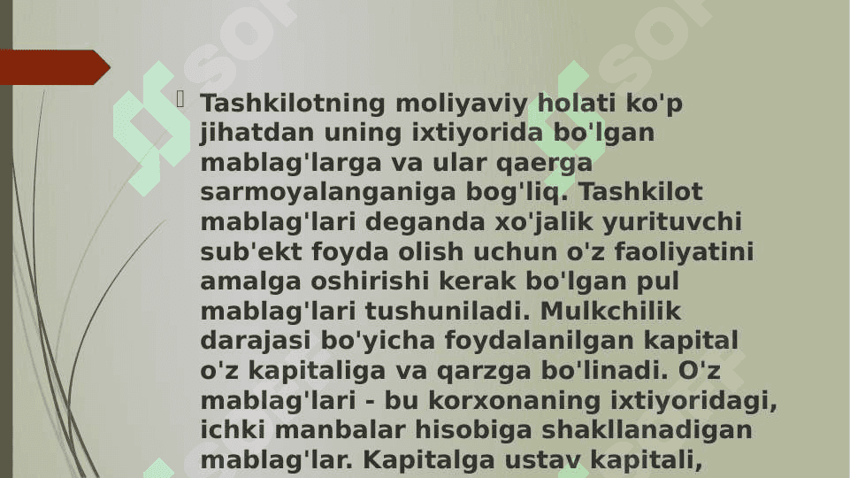 Korxonalarda o‘z mablag‘larini shakllantirishning ichki manbalaridan foydalanish samaradorligini oshirish yo‘llari 4
