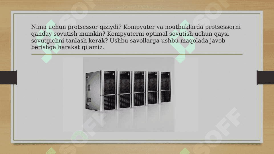 SISTEMA BLOKINING SOVUTISH TIZIMIGA TEXNIK XIZMAT KO'RSATISH 4