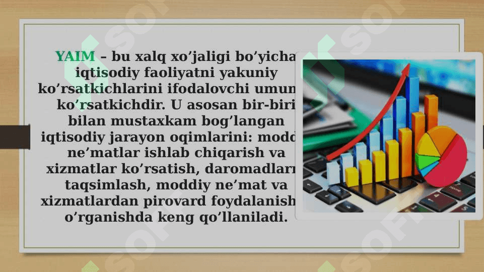 Mavzu: Yalpi ichki mahsulot statistikasi 3
