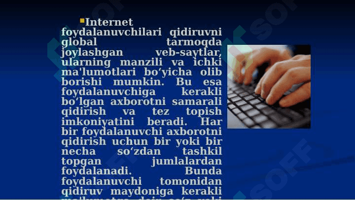 Qidiruv tizimlari va elektron pochta 6