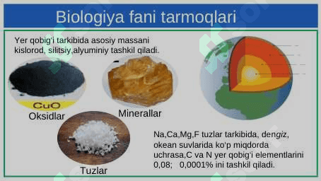 Hujayraning kimyoviy elementlari 7