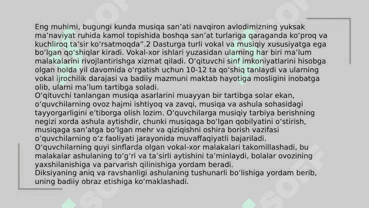 Maktabgacha ta'limda musiqiy faoliyat turlari 4