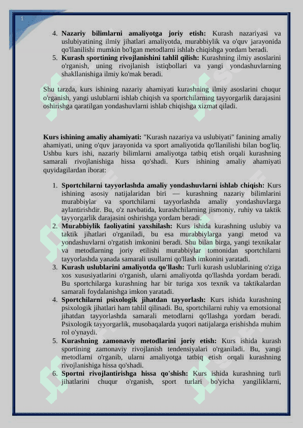 Kurash nazariya va uslubiyati fanining maqsadi hamda vazifalari 5