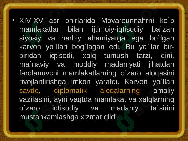 TEMUR VA TEMURIYLAR DAVRI ME’MORCHILIGI 7