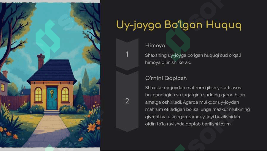 Ijtimoiy huquqlar mavzusi bo'yicha slayd, test va krossword 7