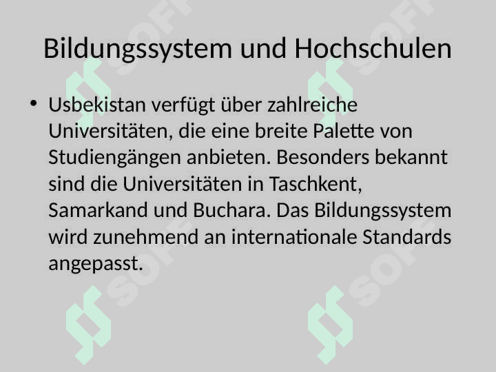 Studentleben in Uzbekistan 2