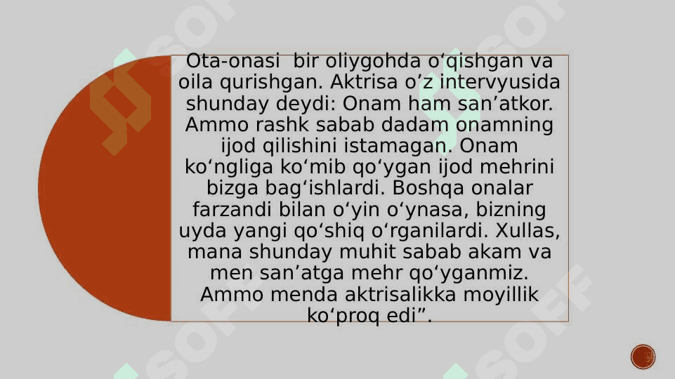 Men kuzatuvchi bloger. Xonzoda Do'stova 4