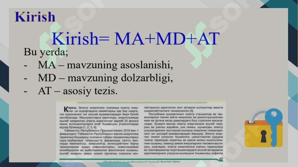 Maqola, taqriz, annotatsiya ishlarini tayyorlash metodikasi 5