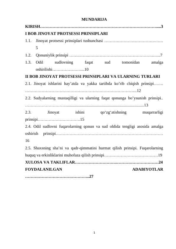 Jinoyat protsessi prinsiplari 1