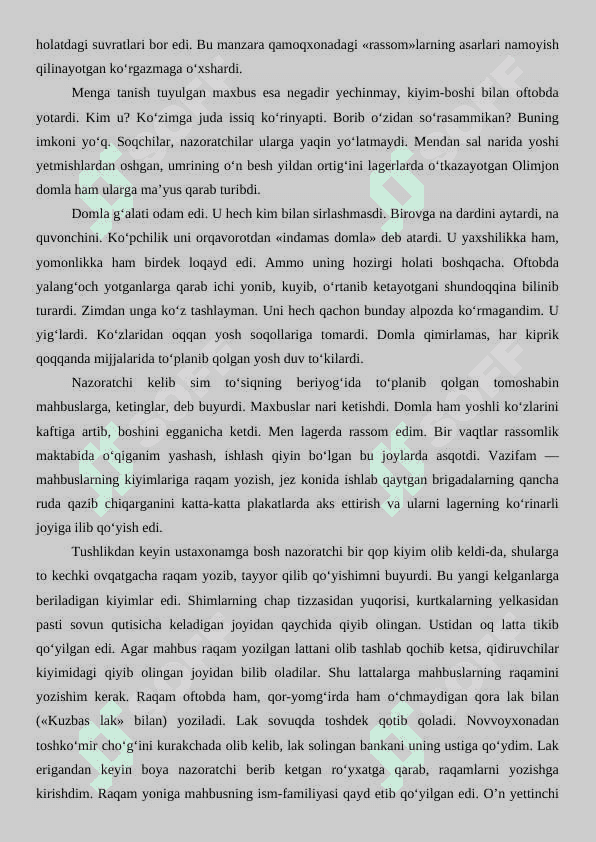SAID AHMAD. SAROB (HIKOYA) 2