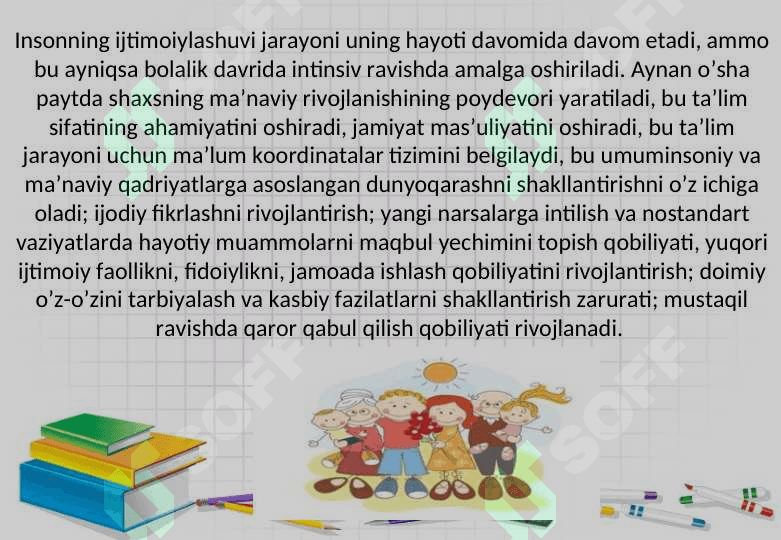 Shaxs ijtimoiylashuvida oilaviy tarbiya usullarining ahamiyati 3