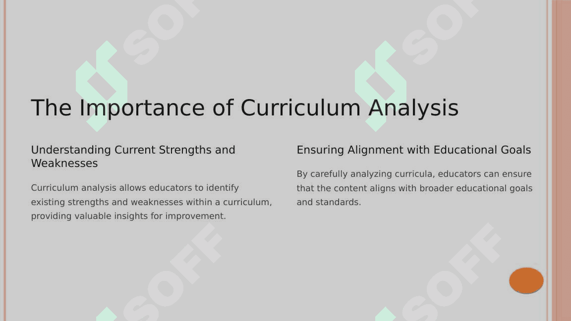 Studying, analyzing and working with curricula for schools 2