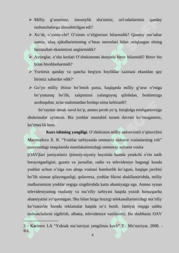 Televideniyening madaniy va ma’rifiy vazifasi 5