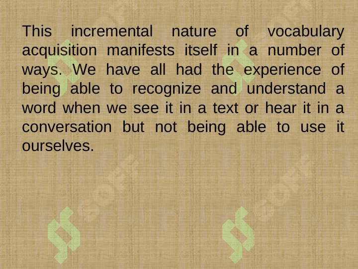 «THE WAYS OF TEACHING VOCABULARY IN A1 LEVEL OF CONTINUOUS EDUCATION » 7