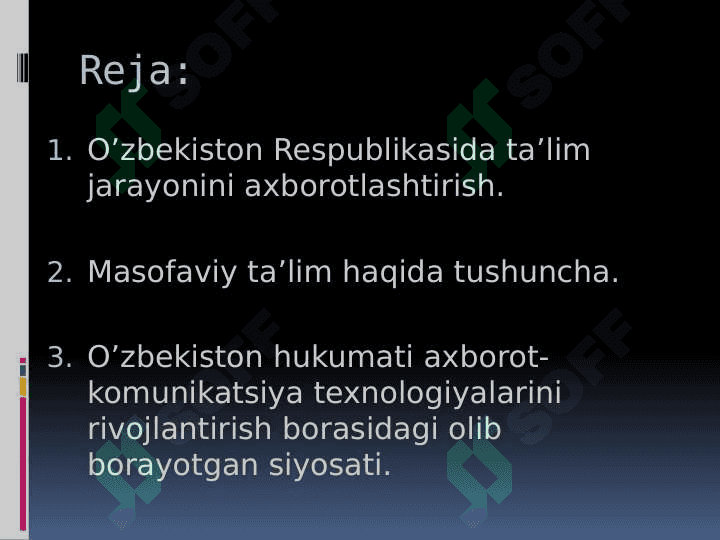 O’zbekistonda masofaviy ta’lim tizimini rivojlantirish 2