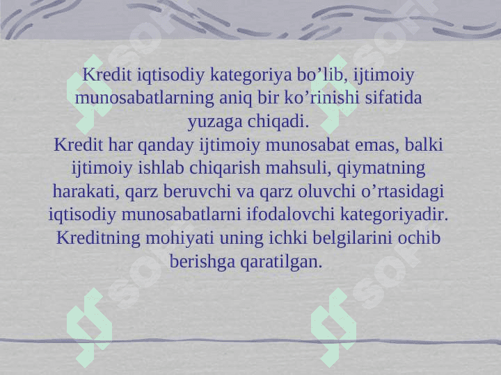 Kreditning zarurligi 4