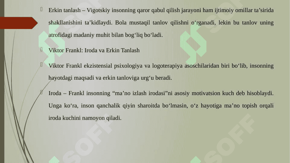 VIGOTSKIY VA V.FRANKLARNING NAZARIYALARIDA IRODA VA ERKIN TANLASH 4