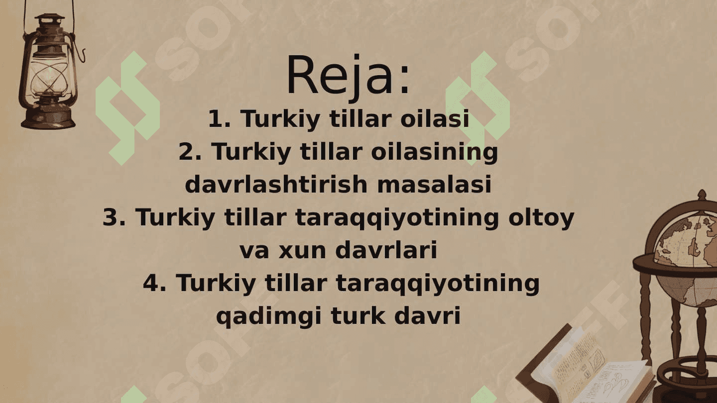Turkiy tillar rivojlanish tarixi 2