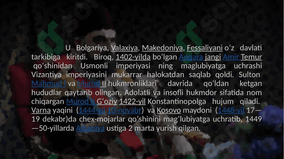 Usmonlilar imperiyasi hukmronligi 8