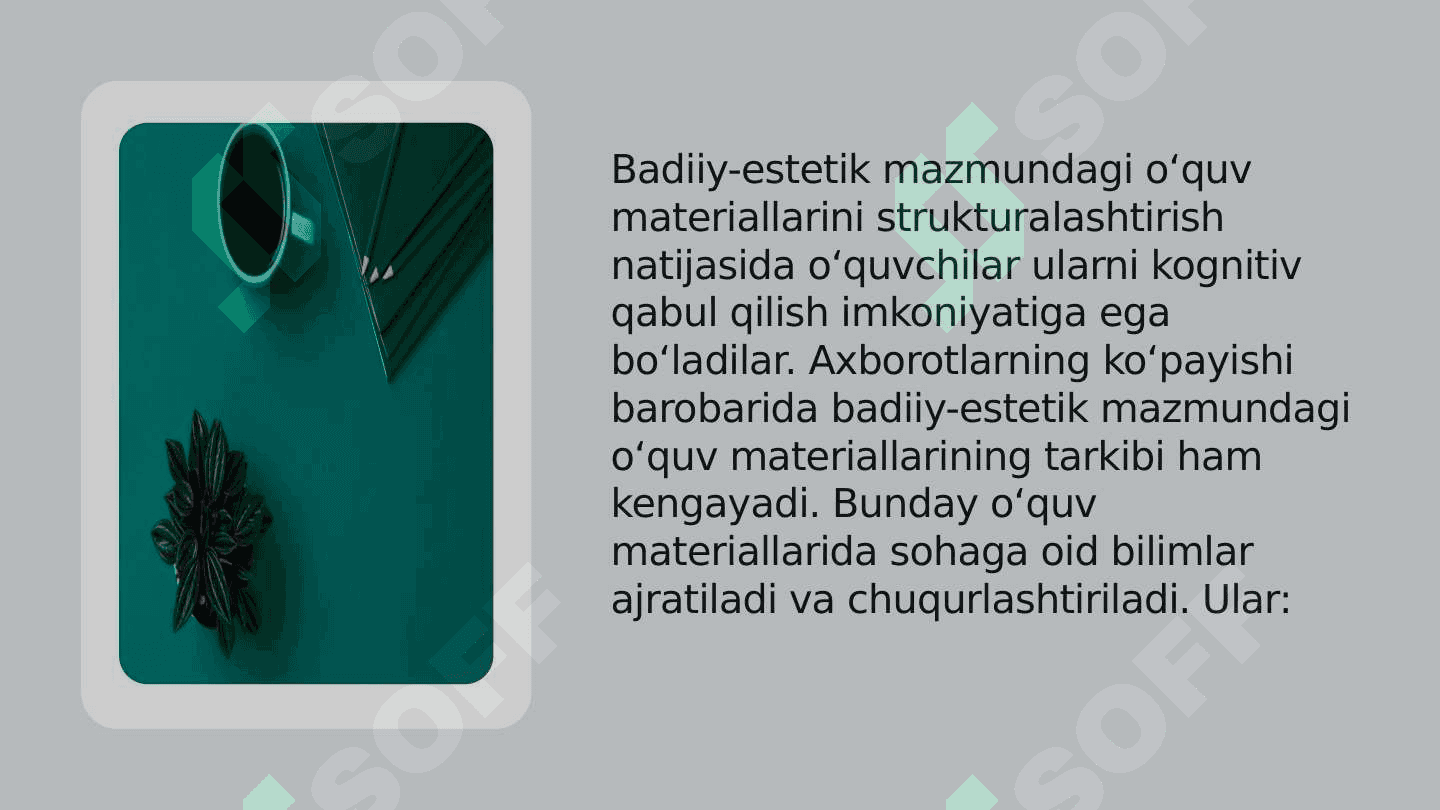 O'quv Materiallarini Strukturalash 5