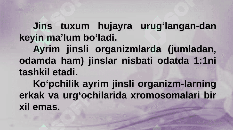Belgilarning birikkan holda irsiylanishi 2