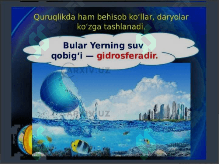 Yerning tuzilishi va o‘lchami 3