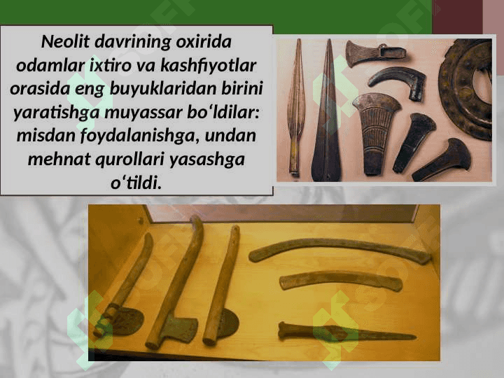 Eneolit va bronza asri ziroatchilari 2