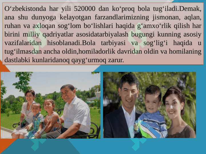 Oilada ikki jins o‘rtasidagi tarbiyaning tengligi 2