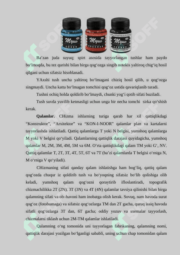CHizmachilik qurollari va chizmachilik anjomlari 3