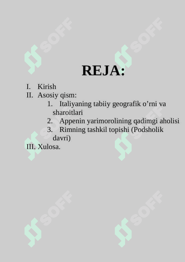 QADIMGI RIM SIVILIZATSIYASI 2