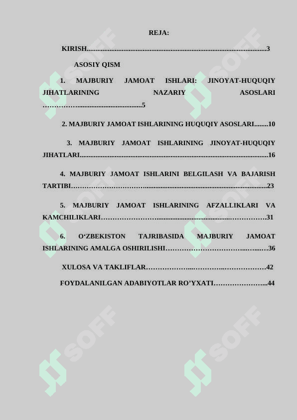 Majburiy jamoat ishlari: jinoyat-huquqiy jihatlari 2