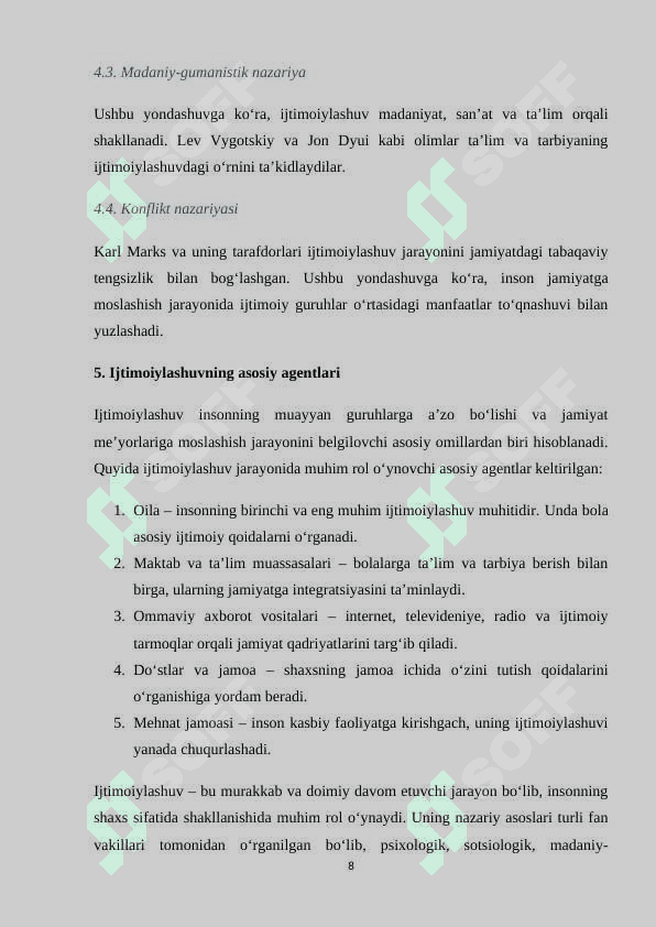Ijtimoiylashuv ijtimoiy pedagogikaning asosiy maʼnosi 8