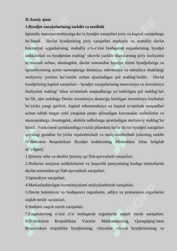 O'zbekiston Respublikasi Davlat byudjeti xarajatlari tizimi. 4