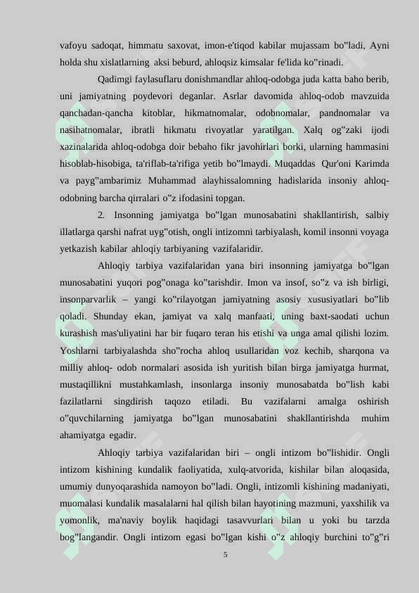 KOMIL INSON TARBIYASI SHARQ MUTAFAKKIRLARI TALQINIDA 5