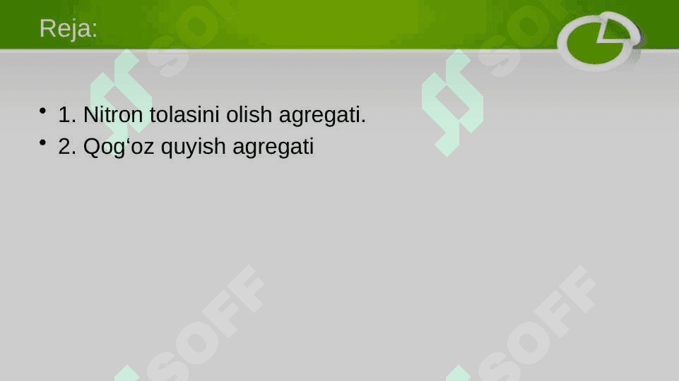 Nitron tolasini olish agregati qog‘oz quyish agregagi 2
