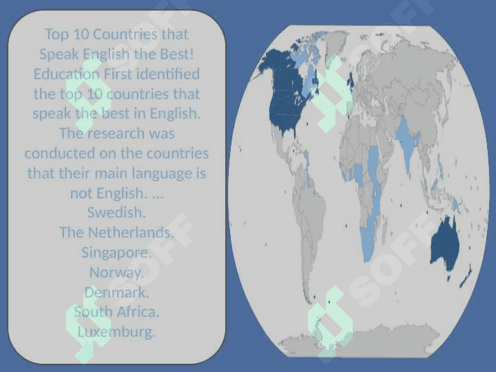 English speaking countries 3