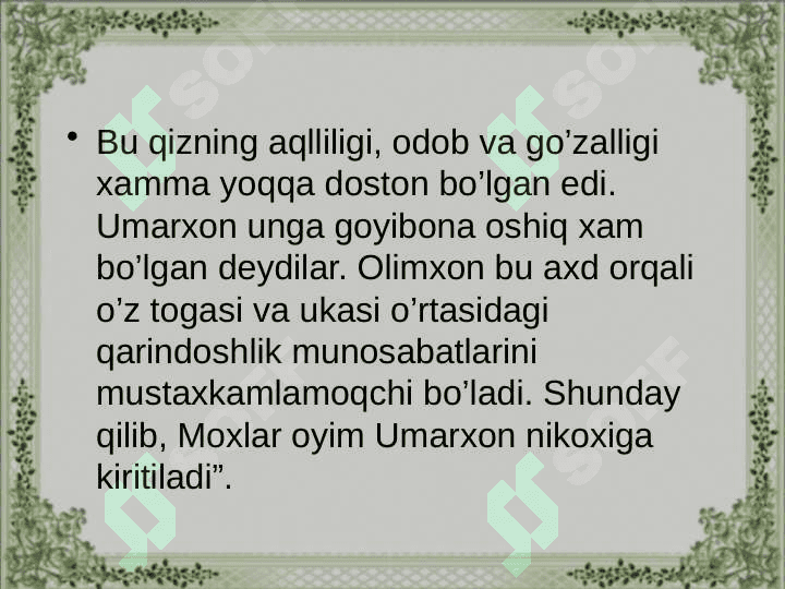NODIRA  HAYOTI VA  IJODI 7