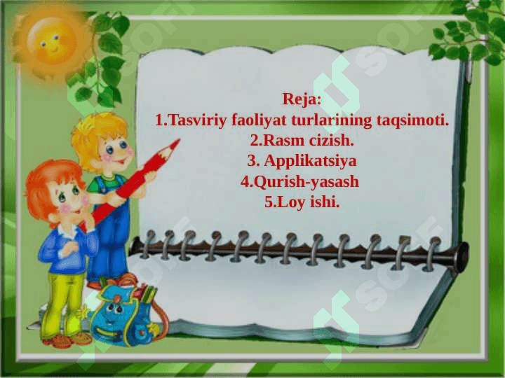 Maktabgacha yoshdagi bolalarni xar tomonlama rivojlantirishda tasviriy faoliyat turlari va uning ahamiyati 2