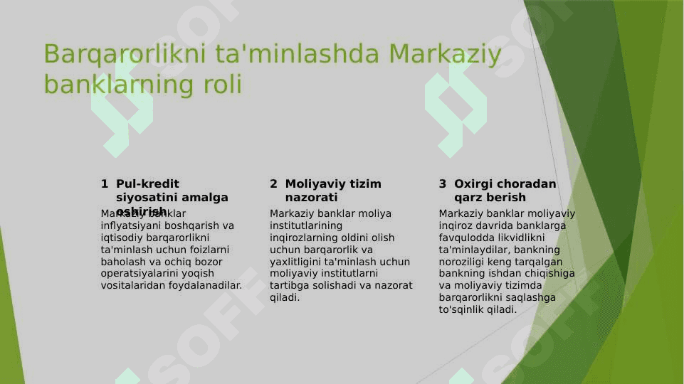 Iqtisodiyotning barqarorligi va makroiqtisodiy zaiflikning barqarorligi 8