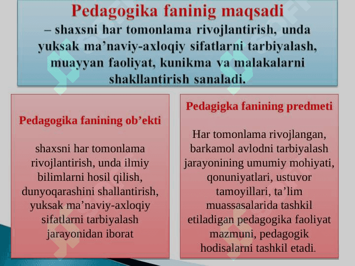 Talim tizimini rivojlantirish 8
