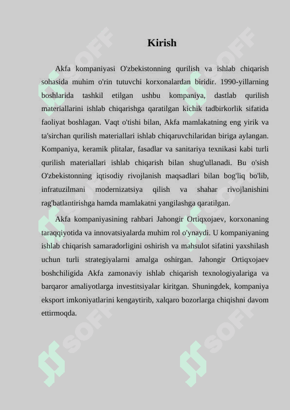 Akfa kompaniyasi jahongir ortiqxojayev 2