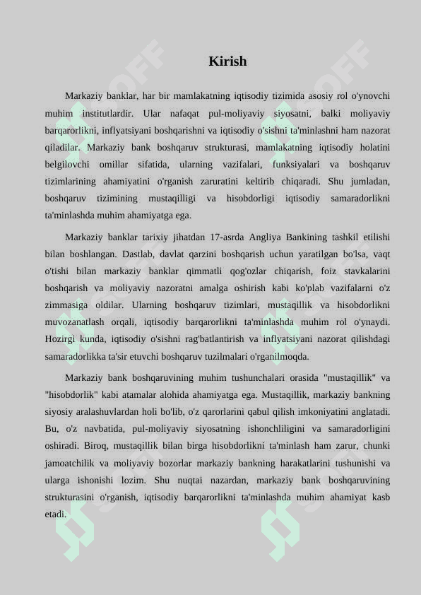 Markaziy bank boshqaruv strukturasi 2