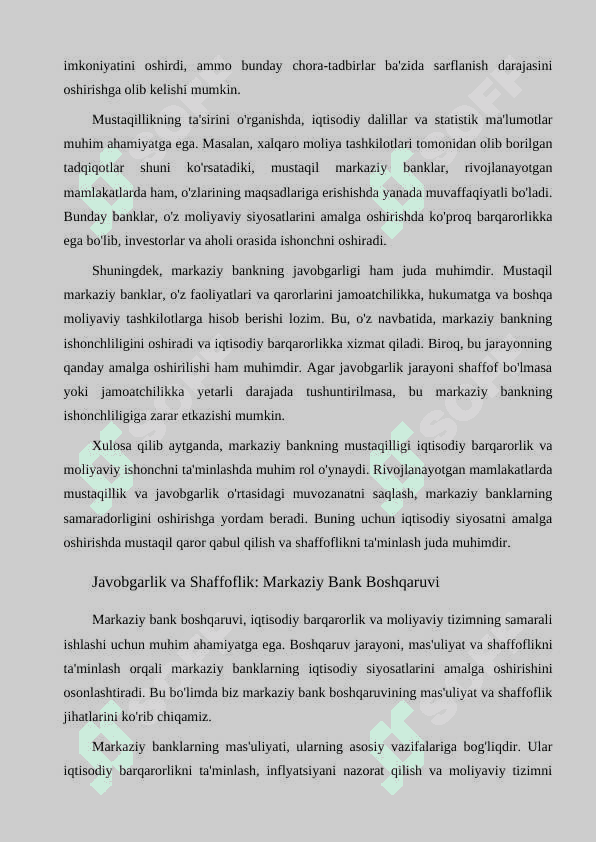 Markaziy bank boshqaruv strukturasi 4